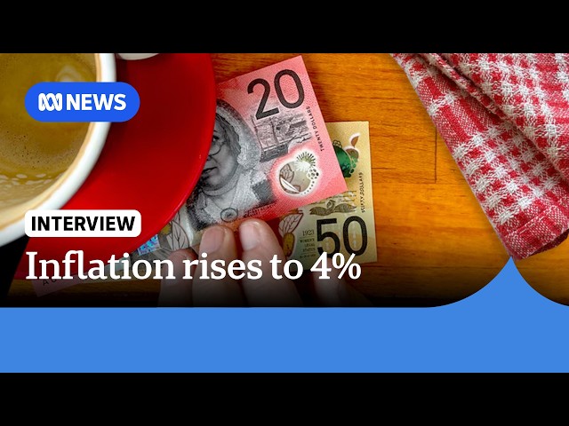 Australia's inflation rises to 4% driven by higher fuel prices | ABC NEWS