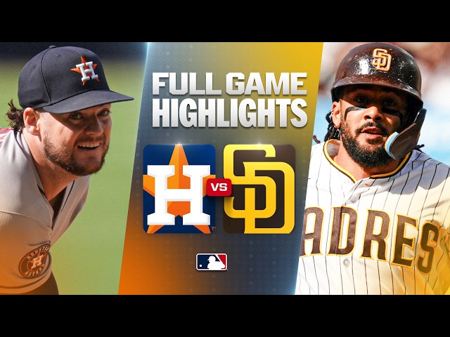 ASTROS vs. PADRES: Official Full Game Highlights (August 8) | 2026 MLB Season