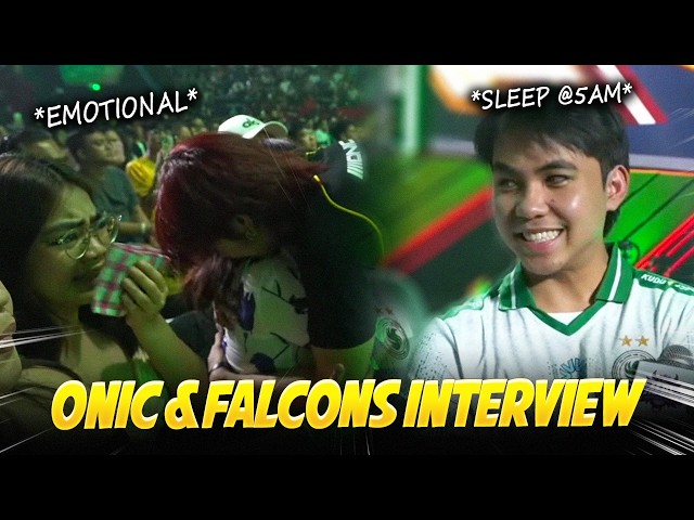 *FULL INTERVIEW* ONIC PH and FALCONS! Hadji ADMITS He HAD a HARD Time PREPARING for ONIC . . .