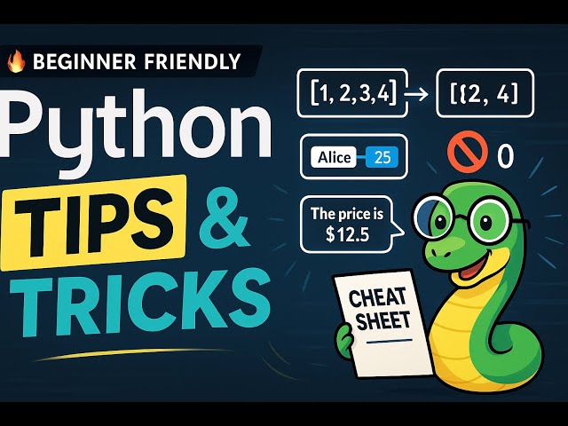 5 Python Tips & Tricks Every Beginner Should Know 🐍💡