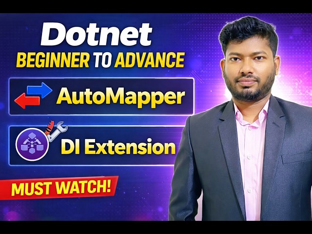 Dotnet Project Based Tutorial Bangla - #45 - AutoMapper & DI Extension