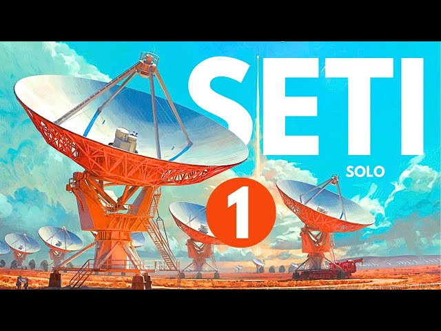 SETI | Solo Board Game Tutorial & Playthrough (Part 1)