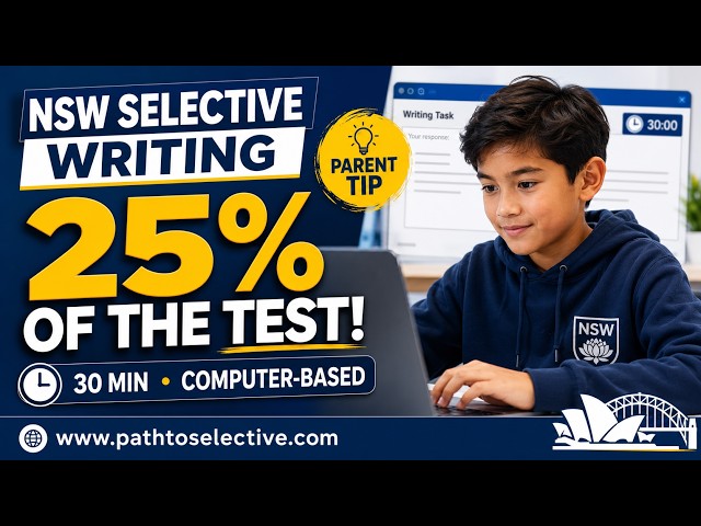 NSW Selective Writing Is 25% of the Test | Parent Tip #NSWSelective #SelectiveWriting