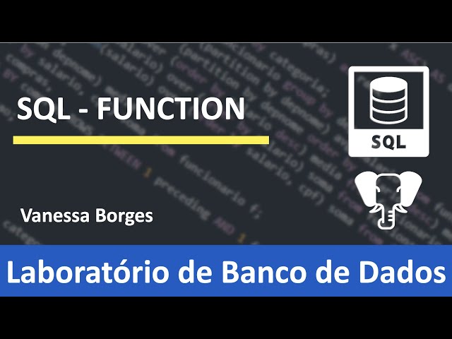 SQL - PostgreSQL - FUNCTION