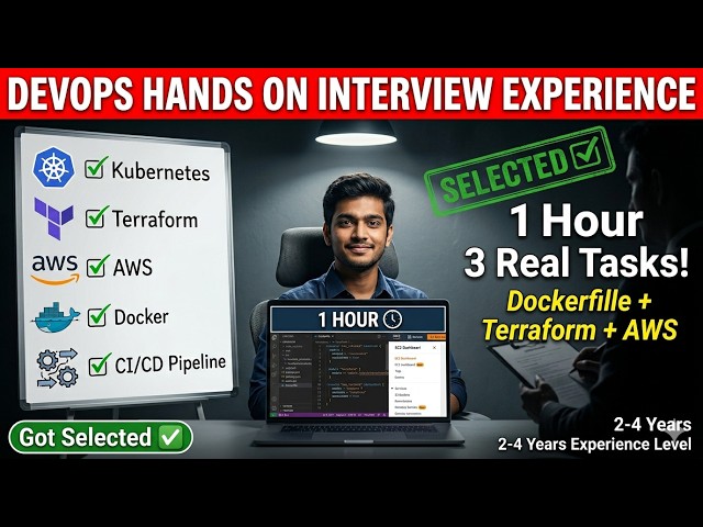 DevOps Engineer Hands On Interview Question | DevOps Interview Questions and Answers 2026
