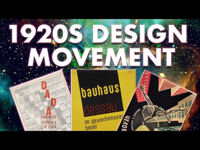 1920s Design Movements – Dada, Constructivism, Bauhaus & New Typography