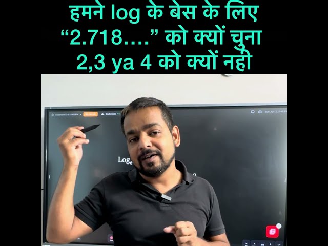 🚀 Why Is e the Base of Natural Logarithms? The Answer Will Surprise You! #shorts #ytshorts #maths