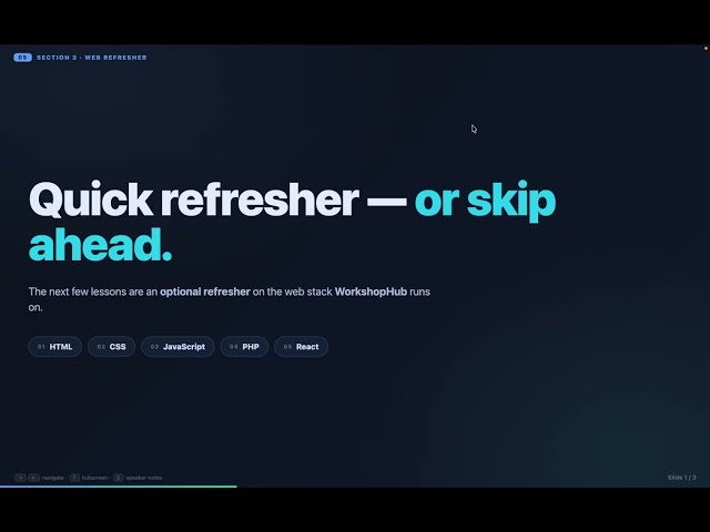 Spec-Driven Development Masterclass: Should You Skip the Web Refresher? | Unit 05