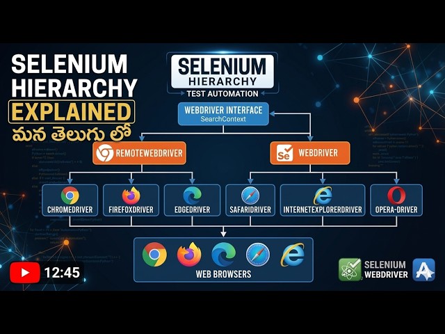 Selenium Hierarchy expained
