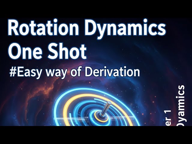 12TH STD PHYSICS|1.ROTATIONAL DYNAMICS EASY TRICK TO LEARN ONE SHOT| HSC board 2026
