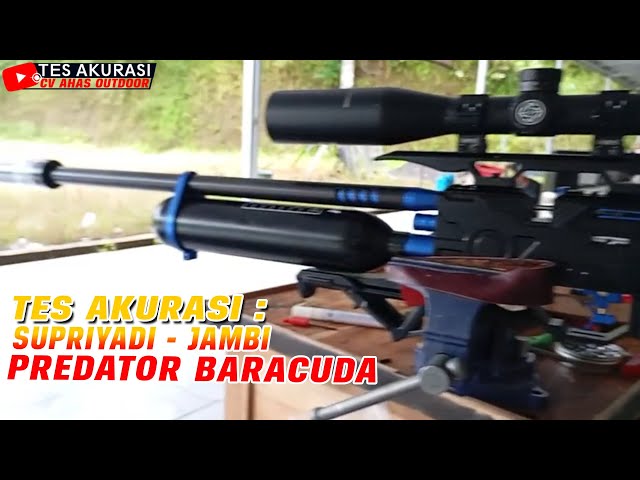 Accuracy Test of the Baracuda Predator Air Rifle Ordered by Boss Supriyadi, Jambi