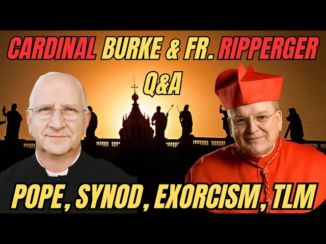 Cardinal Burke & Fr. Chad Ripperger: Faith, Synodality, Exorcism, Liturgy & Moral Questions (Q&A)