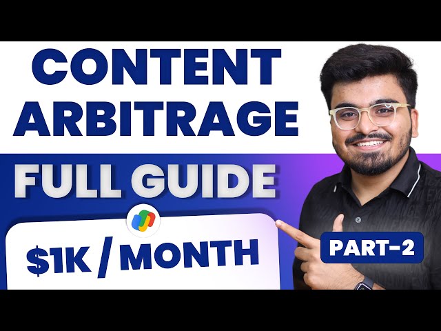Arbitrage Full Guide 2026🔥 | Content Arbitrage For Beginners | Arbitrage Trading #kushalarora