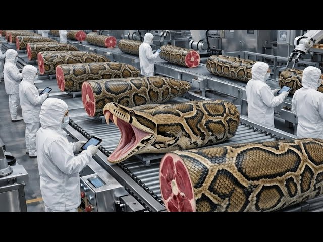 The REAL Python Farming Process: Meat & Skin Production EXPOSED!