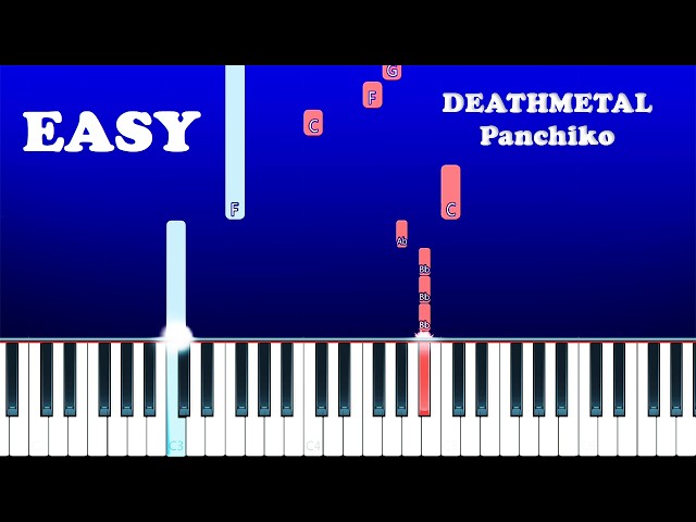 DᐳEᐳAᐳTᐳHᐳMᐳEᐳTᐳAᐳL · Panchiko (EASY Piano Tutorial)