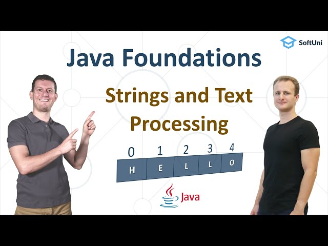 [6/13] String and Text Processing - Java Foundations Certification