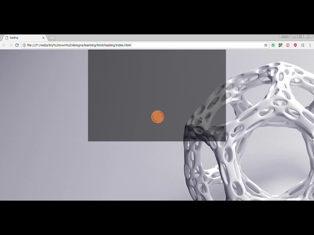 03 how to design Loading animation using HTML and css