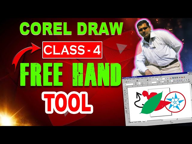 Freehand Tool In Corel Draw | CorelDraw Tutorial | Coreldraw Tutorial For Beginners | Coreldraw Logo
