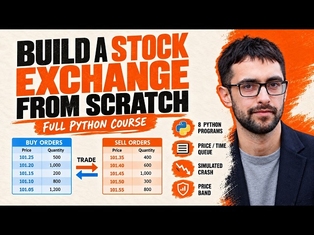 Build a Stock Exchange From Scratch — Full Python Course