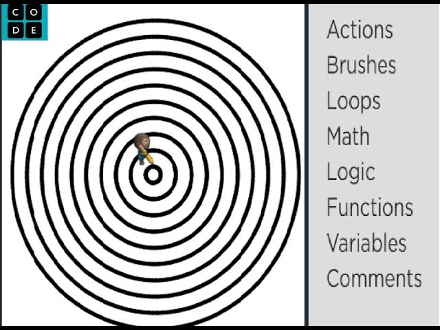 3D shapes on Code.org artist lab Art-2