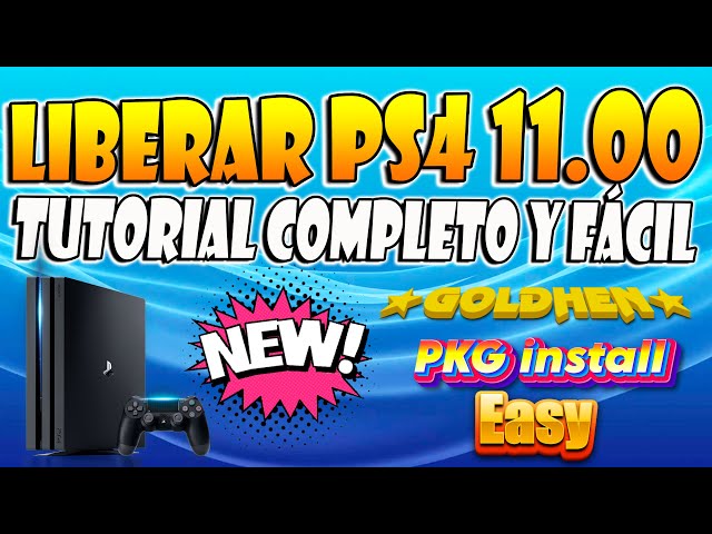Tutorial Liberar PS4 11.00 para NOVATOS - Completito y FÁCIL - Instala tus PKGS y MUCHO MÁS!
