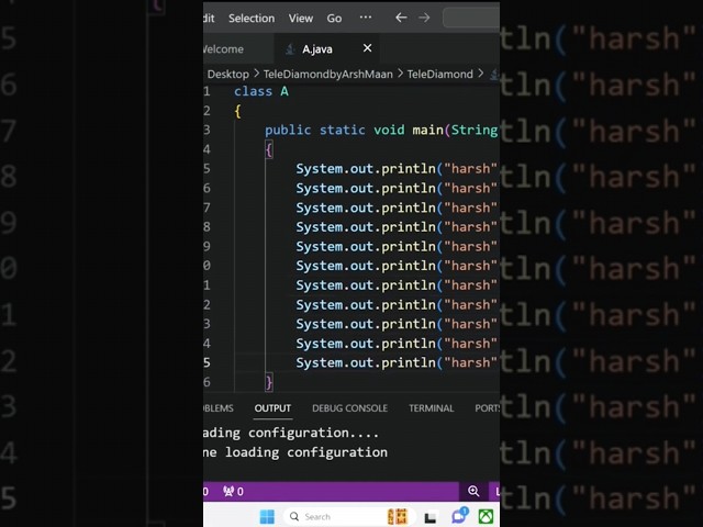 Short key to Duplicate☑️data || Without use of Copy❌ Paste || @spcharsh #vscode #shorts  #viral