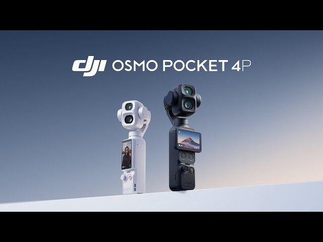 DJI Osmo Pocket 4P is here—the Dual-Lens Cinematic Pocket Gimbal Camera. 🎥✨See More. Tell More.