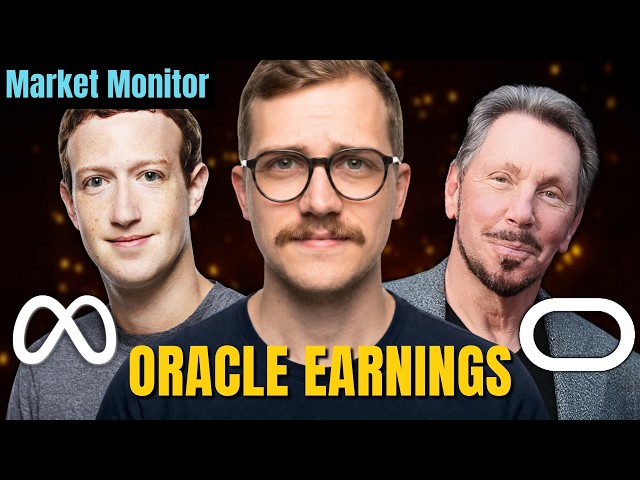 Oracle Earnings LIVE, META Upgrades, NVDA & PLTR Team Up | Market Monitor