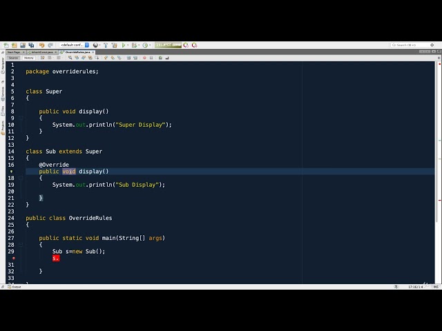 Lecture 12.14 : Dos and Don’ts of Overriding — [Abdul Bari] Java Course