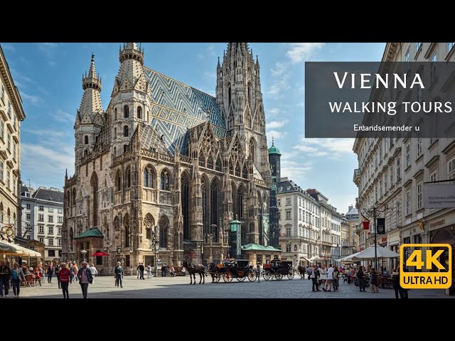 4K Walking Tour of Vienna | St. Stephen's Cathedral, Hofburg & Schönbrunn Gardens Highlights