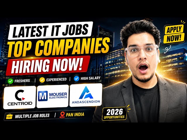 Latest IT Jobs | Full Stack Developer, L1 Support & Tech Jobs | Freshers & Experienced | Apply Now