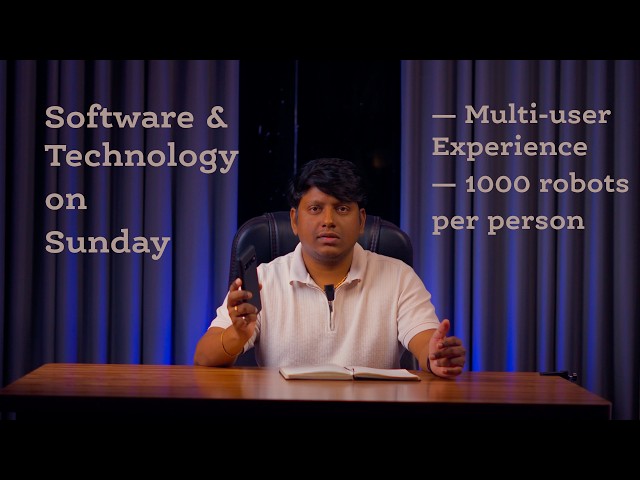 Multi-user experience on iPhone | 1000 robots per person | Software and Technology on Sunday