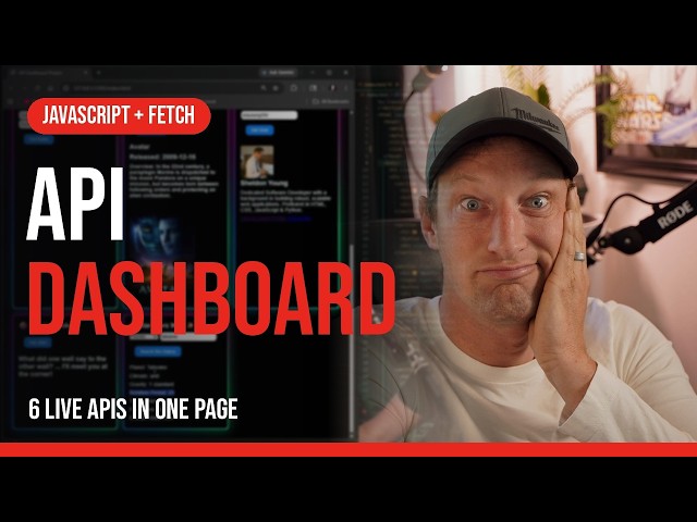 JavaScript API Dashboard
