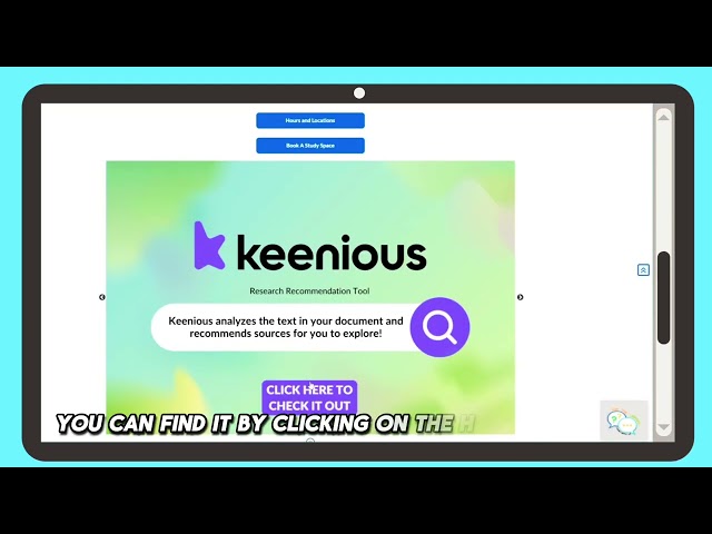 Keenious | AI powered research | UDST Library