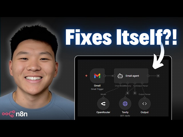 Self-Healing n8n Workflows with Claude Code (new method)