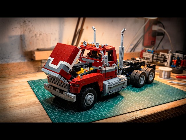 Building the Legendary FORD LTL9000 Truck... But It's Made of 3,000+ LEGO MOC PIECES!