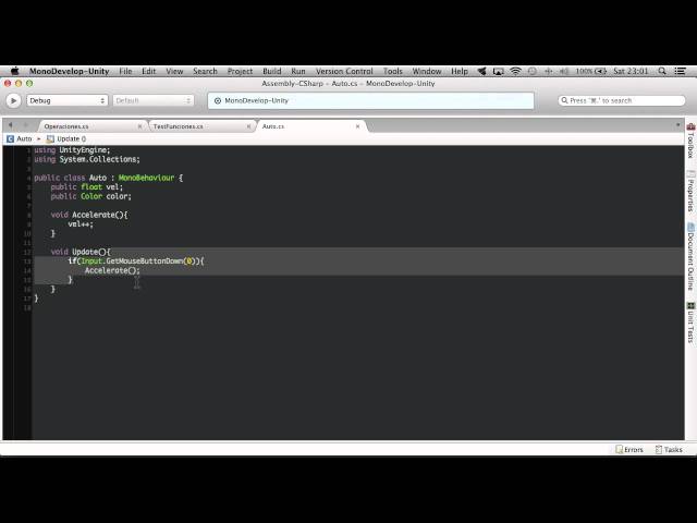 Tutorial Unity3D #05: Metodos y Propiedades