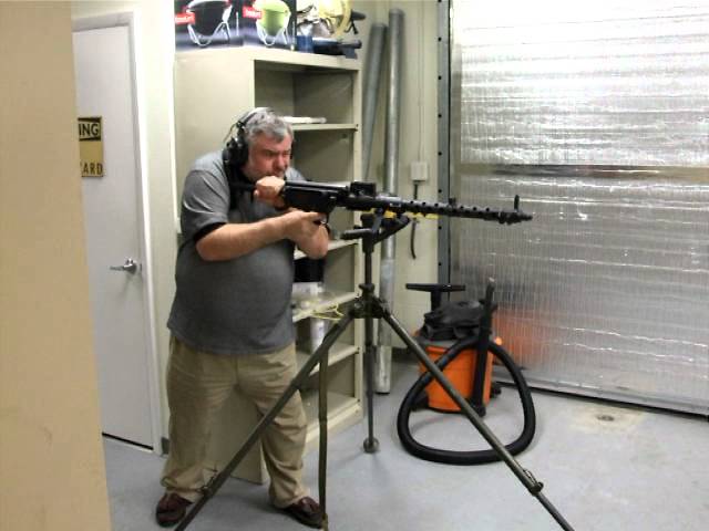 Firing Demo of a MG-13 by AdeQ Firearms Company