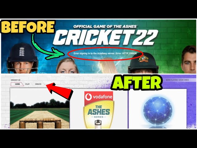 Cricket 22 HTTP Error Fix | Cricket 22 Error Signing in There is a New Version of the Game Available