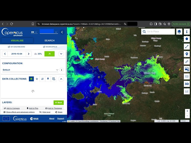 Descargar imágenes .TIFF de Copernicus.eu y rotarlas con QGIS y python