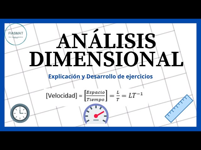 Dimensional analysis