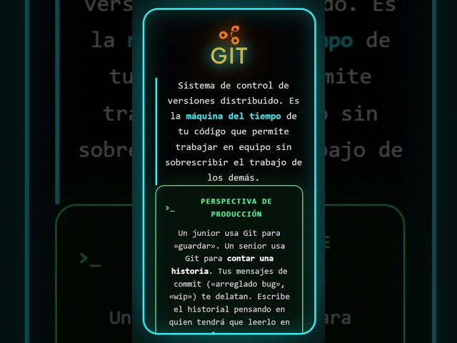 GIT #programacion #tecnología #ingenieria #consejosdev