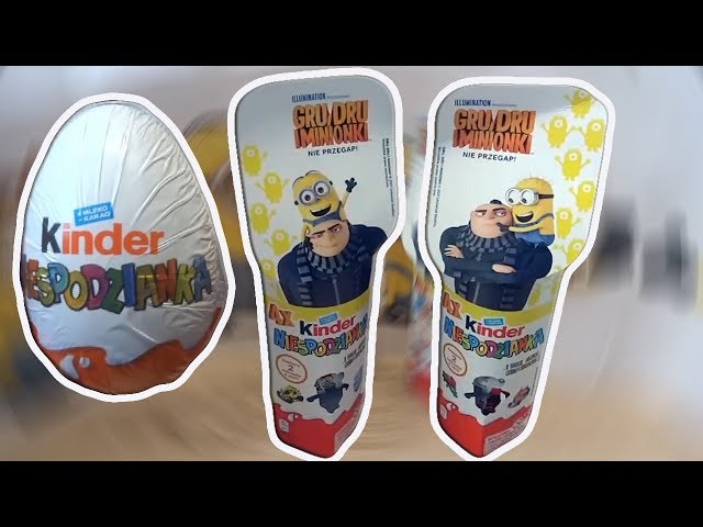 8 Minions Despicable Me 3 Kinder Surprise Eggs Opening from Minions Movie #104