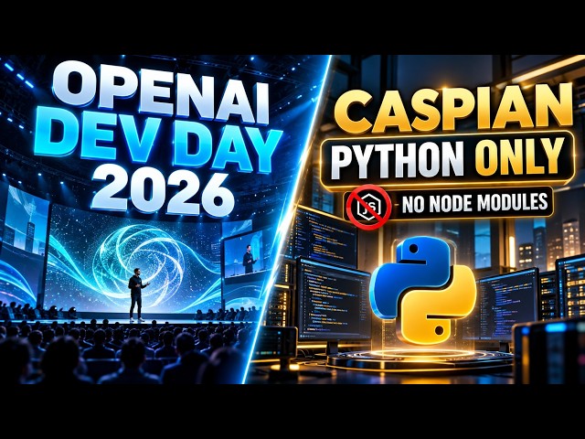 🔥 OpenAI DevDay 2026 Changed AI Development — And Caspian Just Went Python-Only 🚀🐍