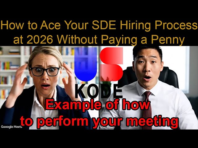 How to Ace Your Software Developer Engineer Hiring Process at 2026 Without Paying a Penny - Example