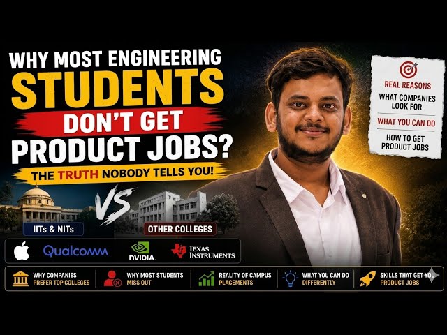Why Most Engineering Students Don't Get Product Jobs | IIT vs Tier-3 College Reality 