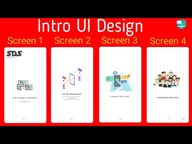 Intro UI design in sketchware