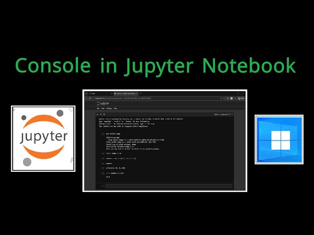 Console | Jupyter Notebook Tutorial (2026) | Step-by-Step Guide