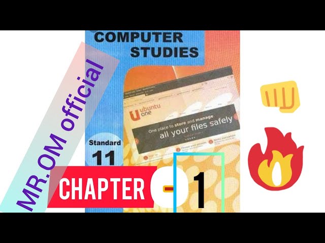Gseb computer class 11 chapter no.1 solutions