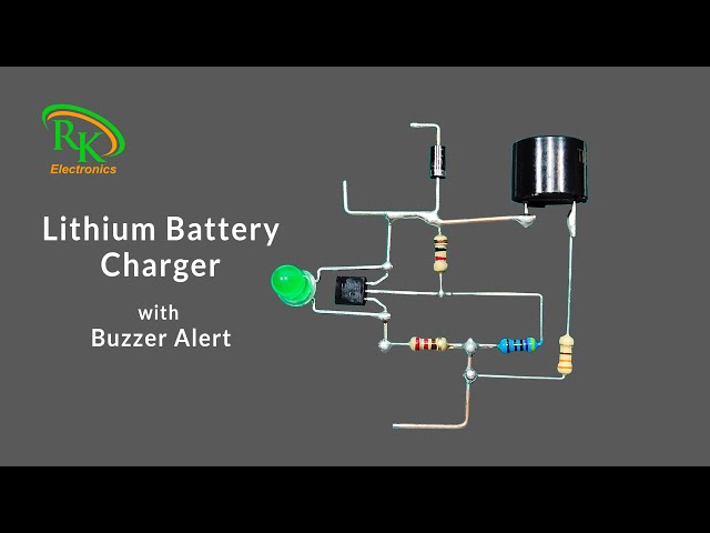 How to Make a Lithium Battery Charger Circuit | Electronics Projects | DIY Electronics